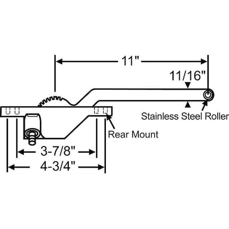 Strybuc Single Arm Casement Operator 36-226-3